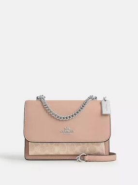 Coach Taupe Signature Klare  Crossbody Nwt